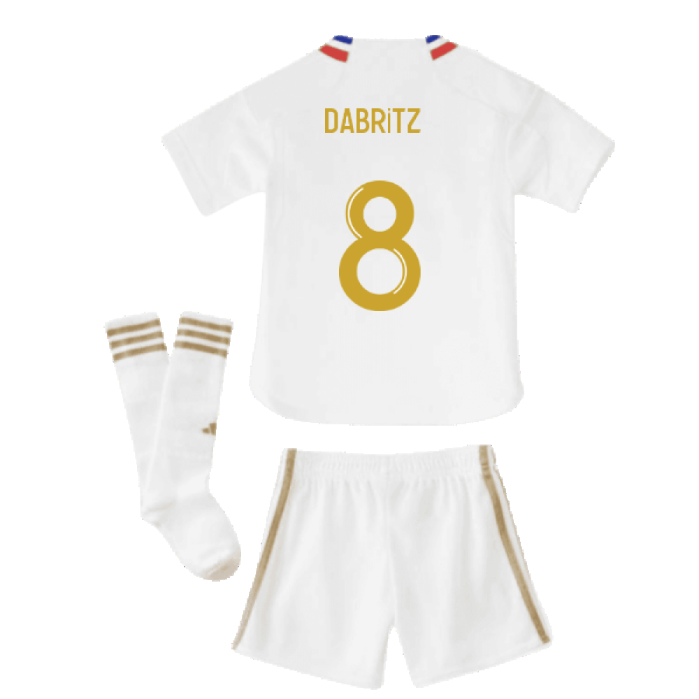 2023-2024 Olympique Lyon Home Mini Kit (Dabritz 8)