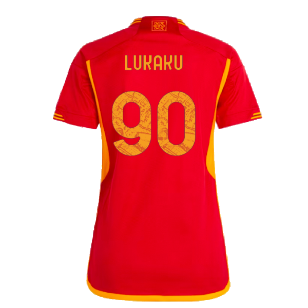 2023-2024 Roma Home Shirt (Ladies) (LUKAKU 90)