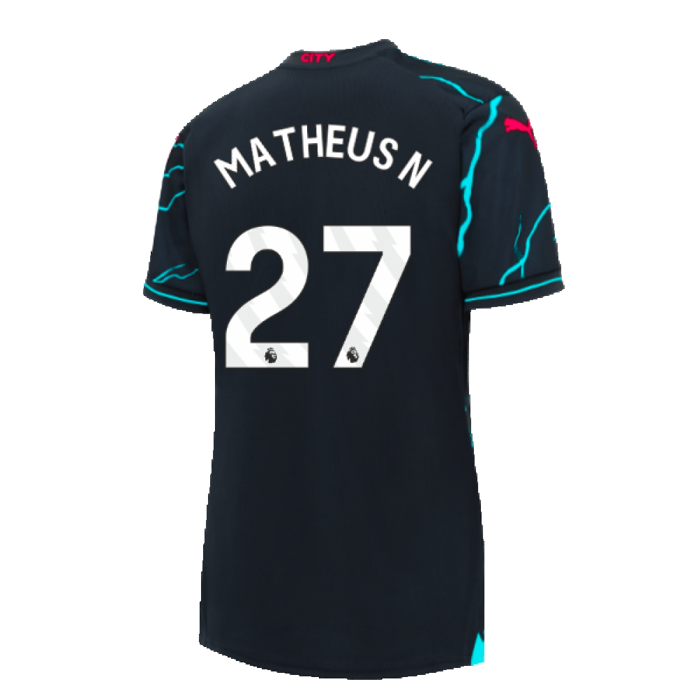 2023-2024 Man City Third Shirt (Ladies) (Matheus N 27)