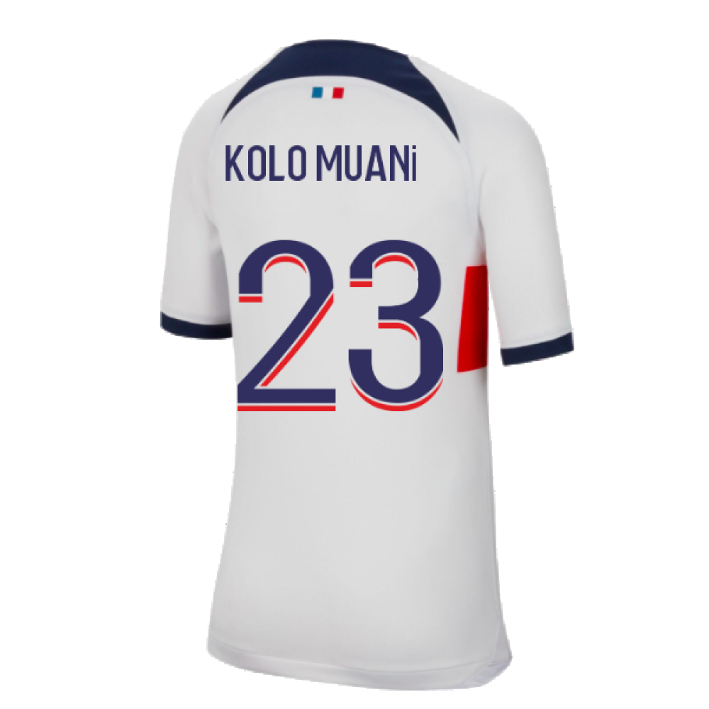 2023-2024 PSG Away Shirt (Kids) (Kolo Muani 23)