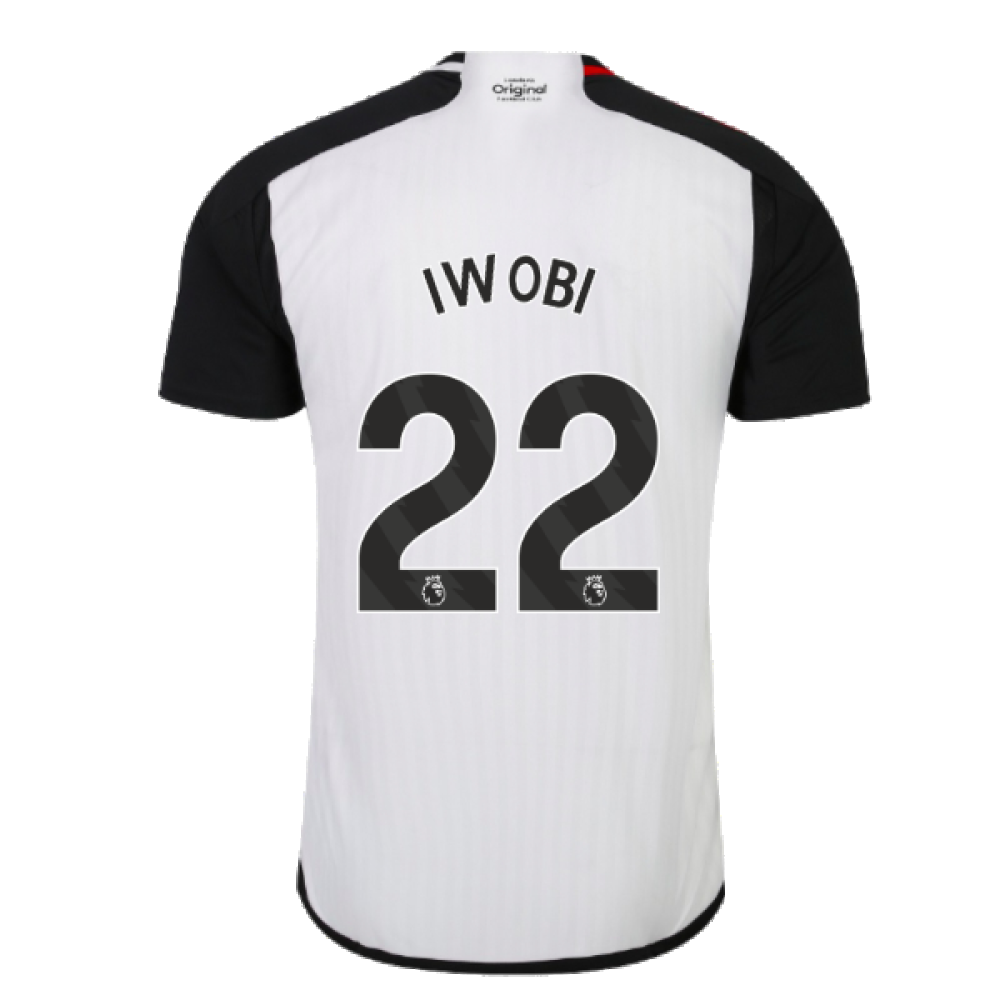 2023-2024 Fulham Home Shirt (Iwobi 22)