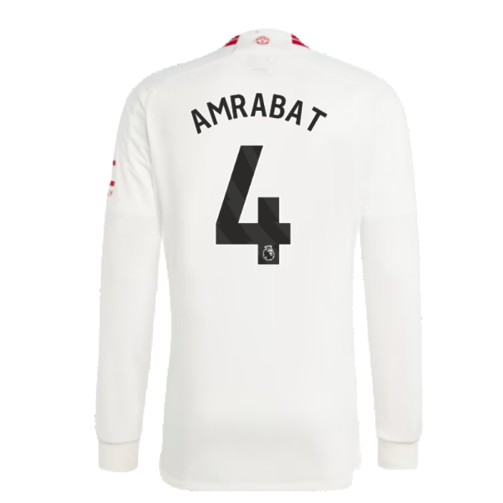 2023-2024 Man Utd Long Sleeve Third Shirt (Amrabat 4)