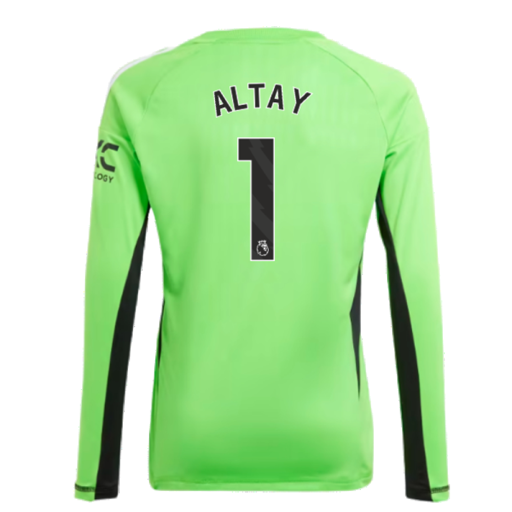 2023-2024 Man Utd Home Goalkeeper Shirt (Solar Green) - Kids (Altay 1)