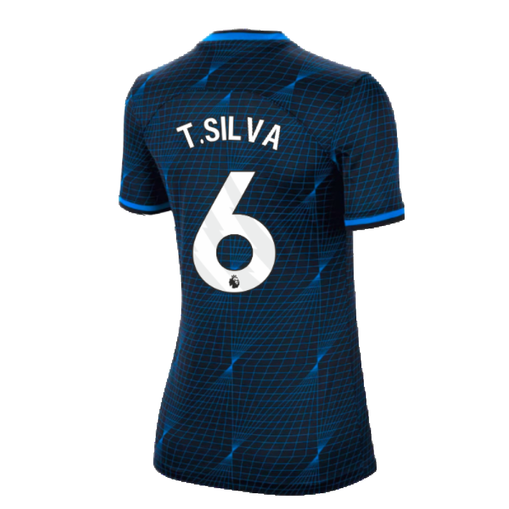 2023-2024 Chelsea Away Shirt (Womens) (T.SILVA 6)