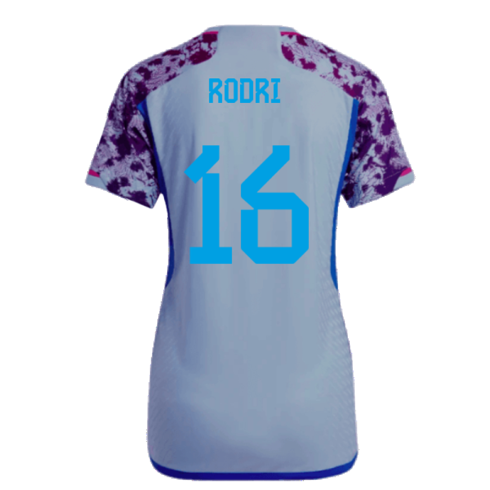 2023-2024 Spain Authentic Away Jersey - Ladies (Rodri 16)