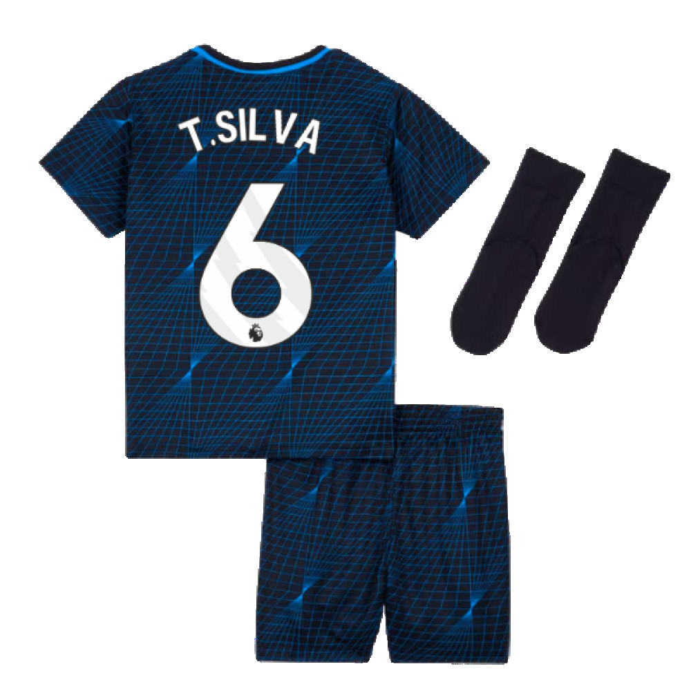 2023-2024 Chelsea Away Baby Kit (T.SILVA 6)