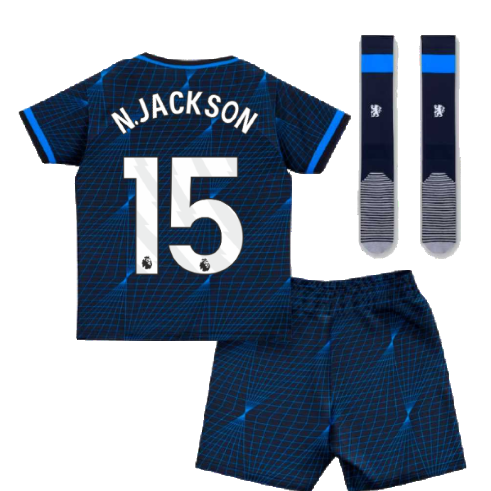 2023-2024 Chelsea Away Mini Kit (N.Jackson 15)