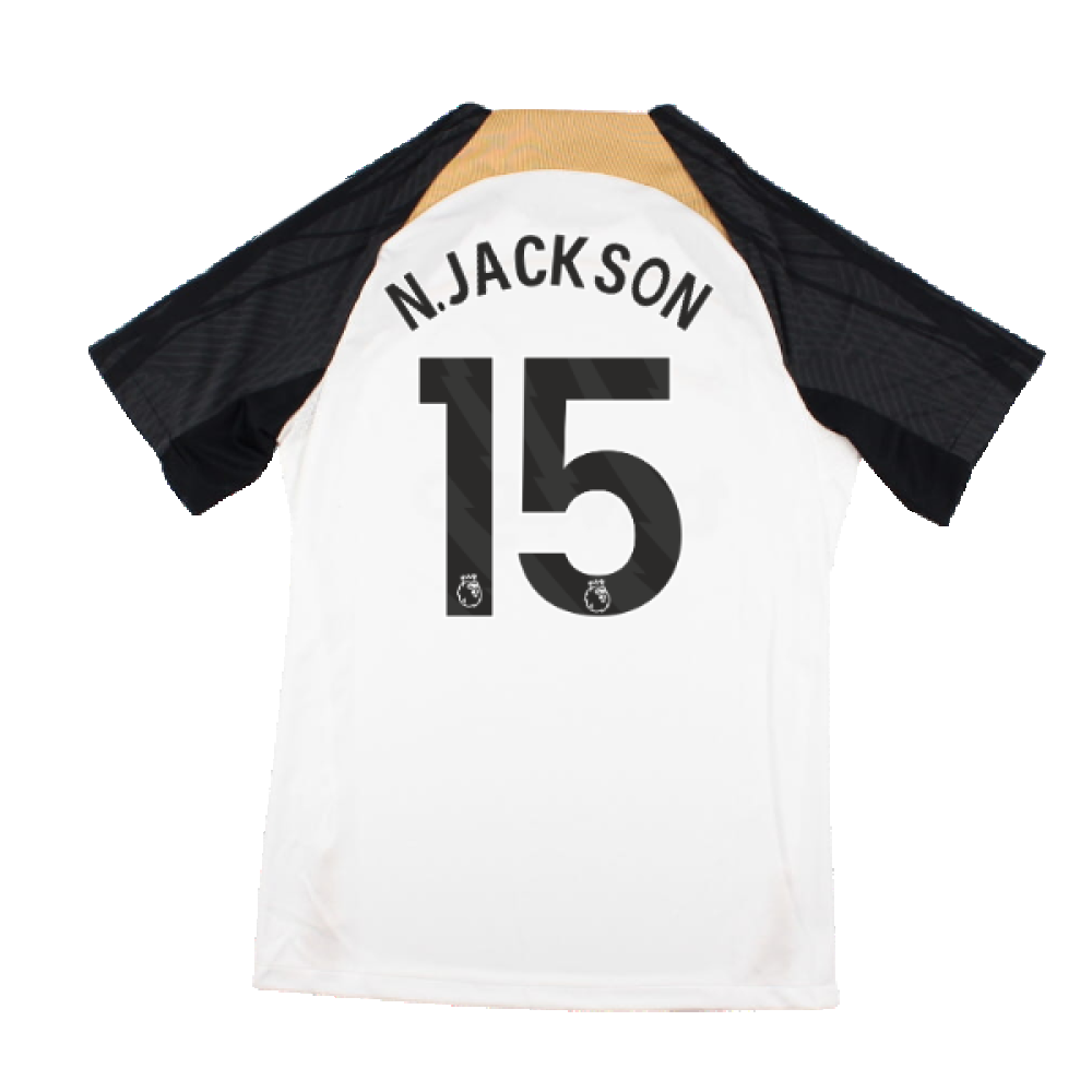 2023-2024 Chelsea Training Shirt (White) - Kids (N.Jackson 15)