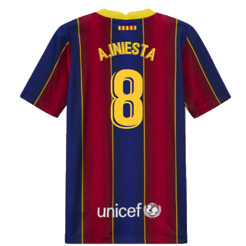 2022 Barcelona Nike Dri-Fit Pre Match Shirt (Kids) (A.INIESTA 8)