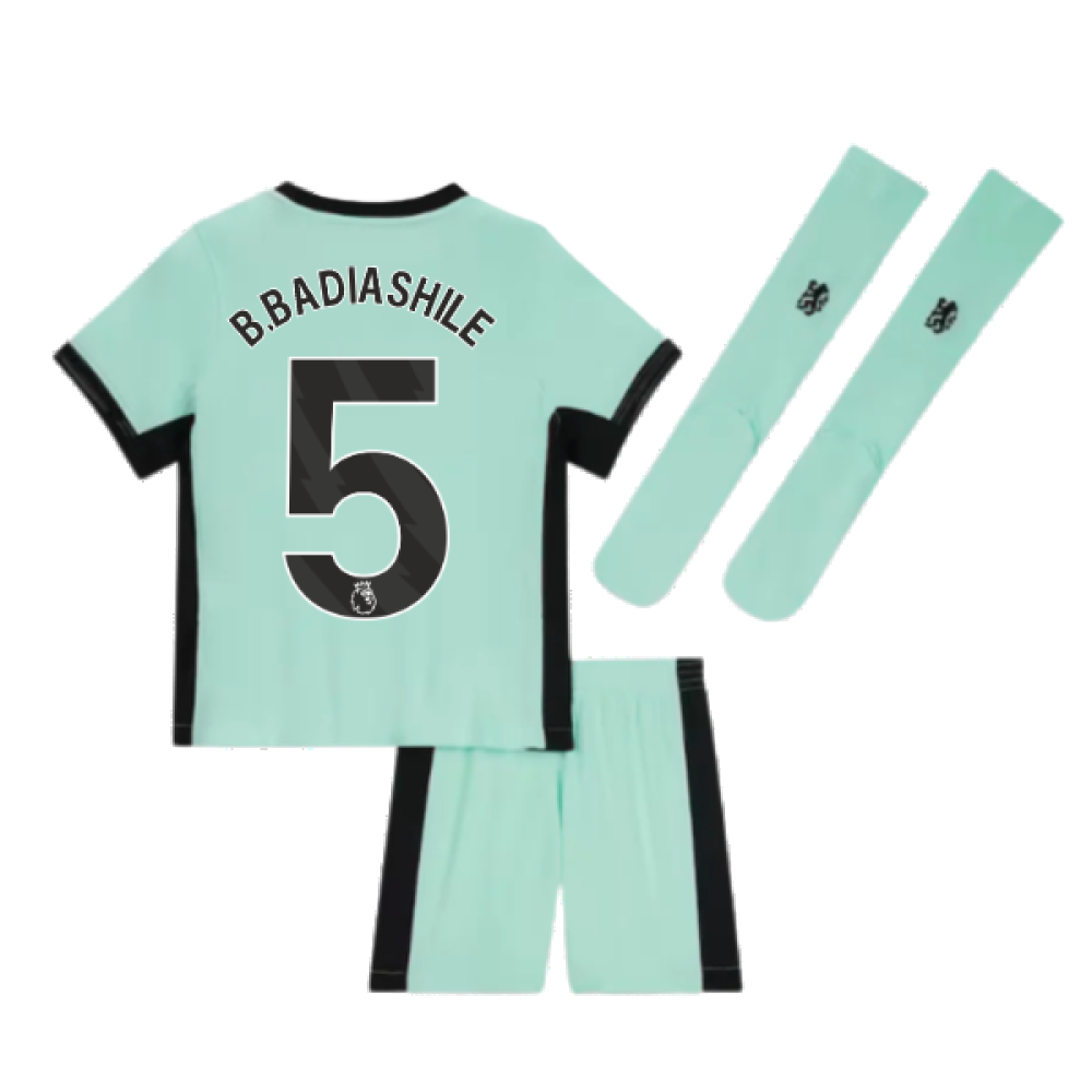 2023-2024 Chelsea Little Boys Third Mini Kit (B.BADIASHILE 5)