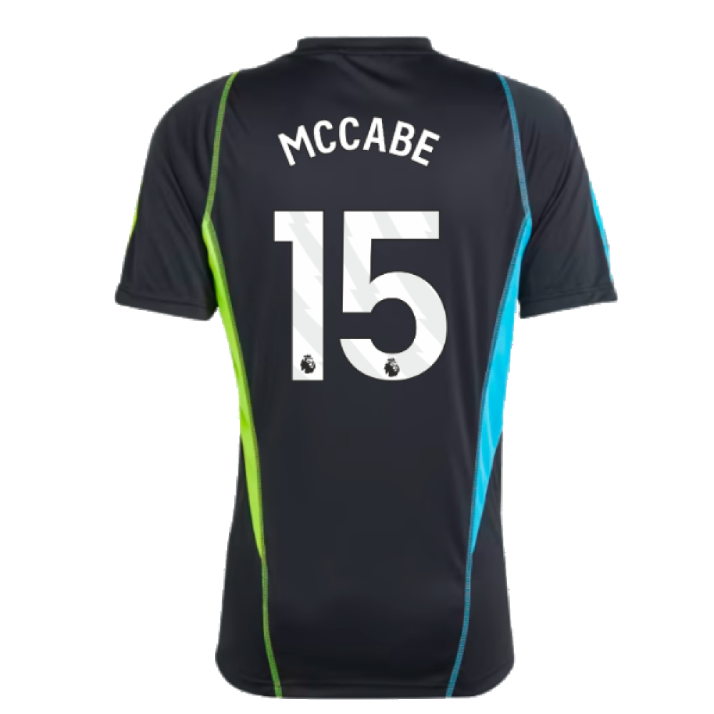 2023-2024 Arsenal Training Jersey (Black) (McCabe 15)