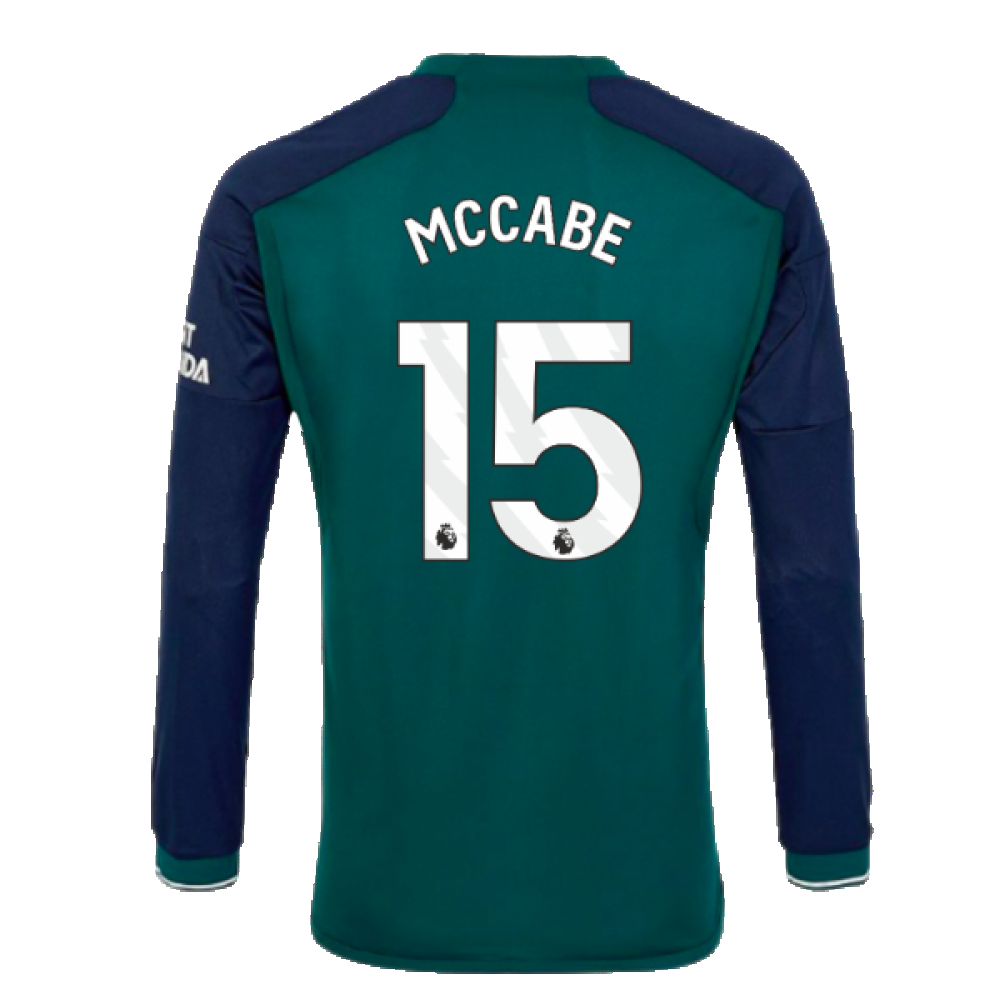 2023-2024 Arsenal Long Sleeve Third Shirt (McCabe 15)