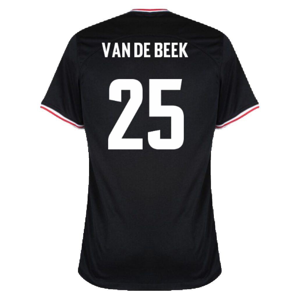 2023-2024 Eintracht Frankfurt Away Shirt (VAN DE BEEK 25)