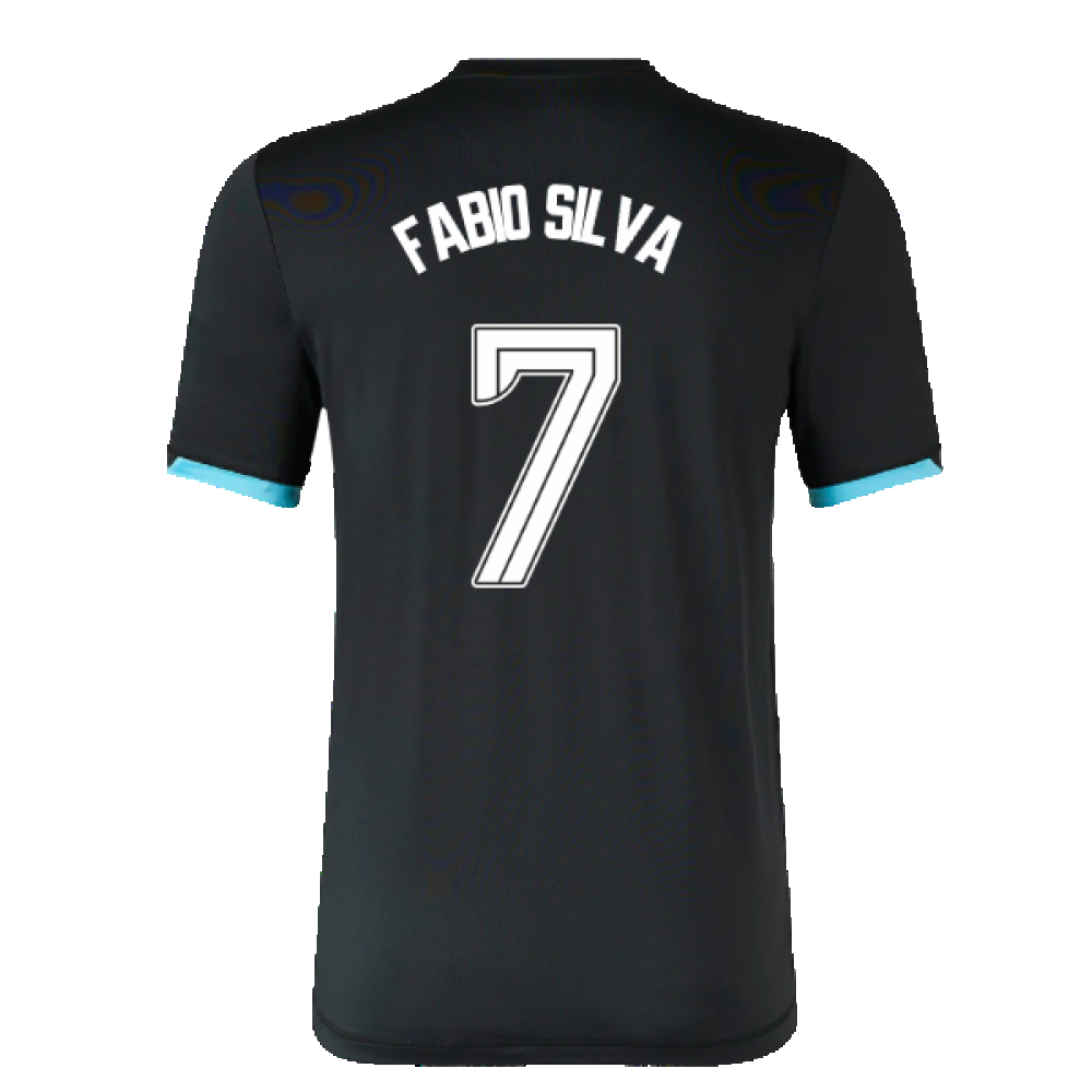 2023-2024 Rangers Players Travel SS Tee (Black) (Fabio Silva 7)