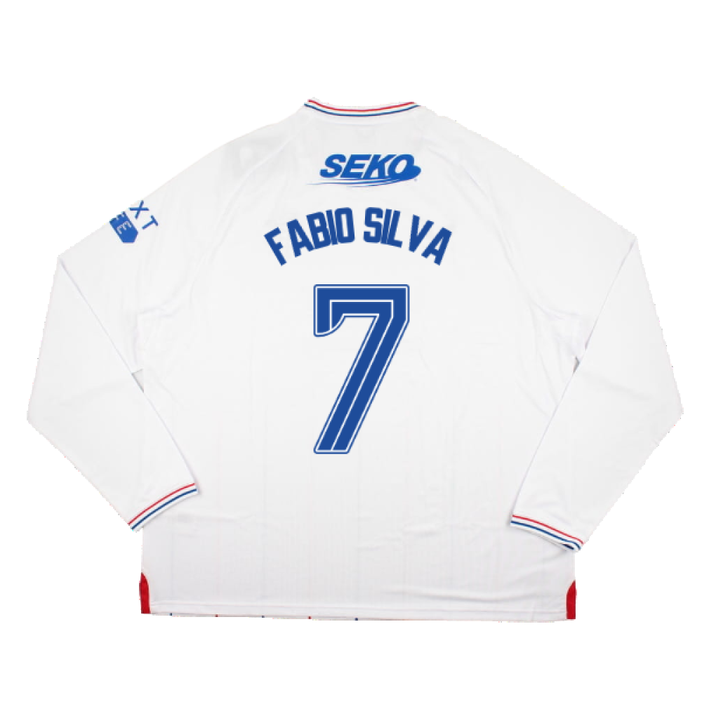 2023-2024 Rangers Long Sleeve Away Shirt (Fabio Silva 7)