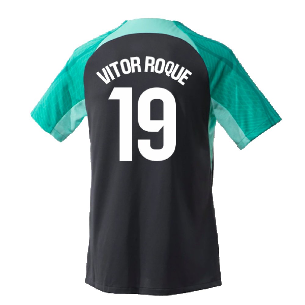 2023-2024 Barcelona Training Shirt (Thunder) (Vitor Roque 19)