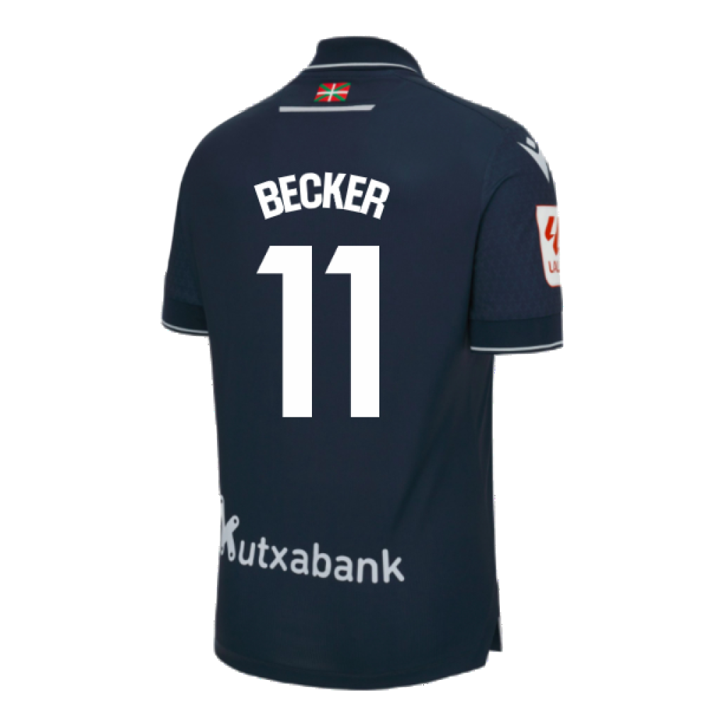 2023-2024 Real Sociedad Authentic Away Shirt (Becker 11)