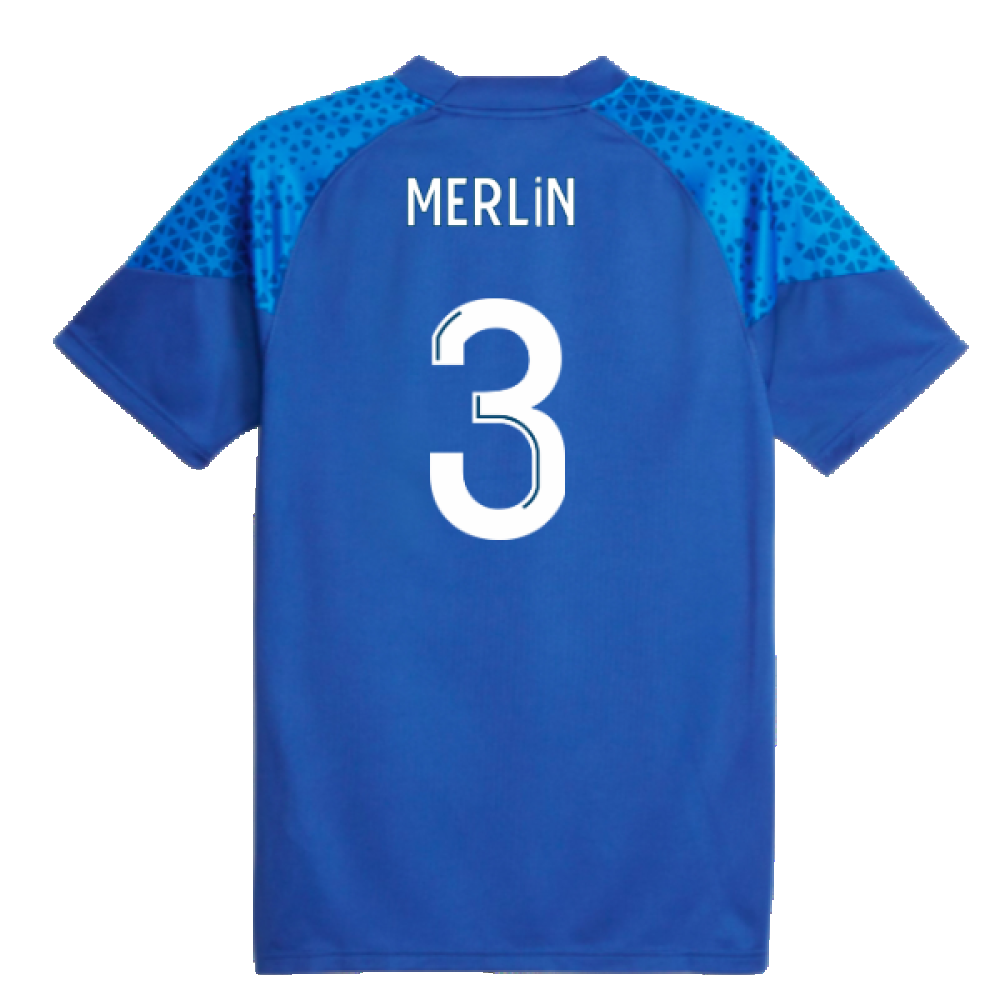 2023-2024 Marseille Training Jersey (Blue) (Merlin 3)