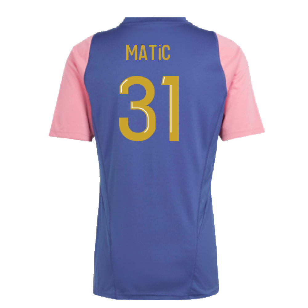 2023-2024 Olympique Lyon Training Jersey (Navy) (Matic 31)