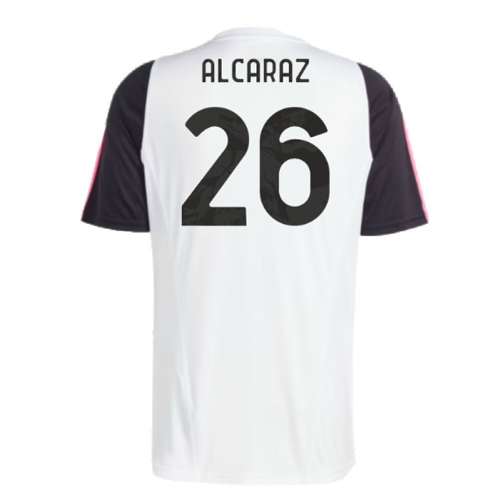 2023-2024 Juventus Training Shirt (White) (Alcaraz 26)