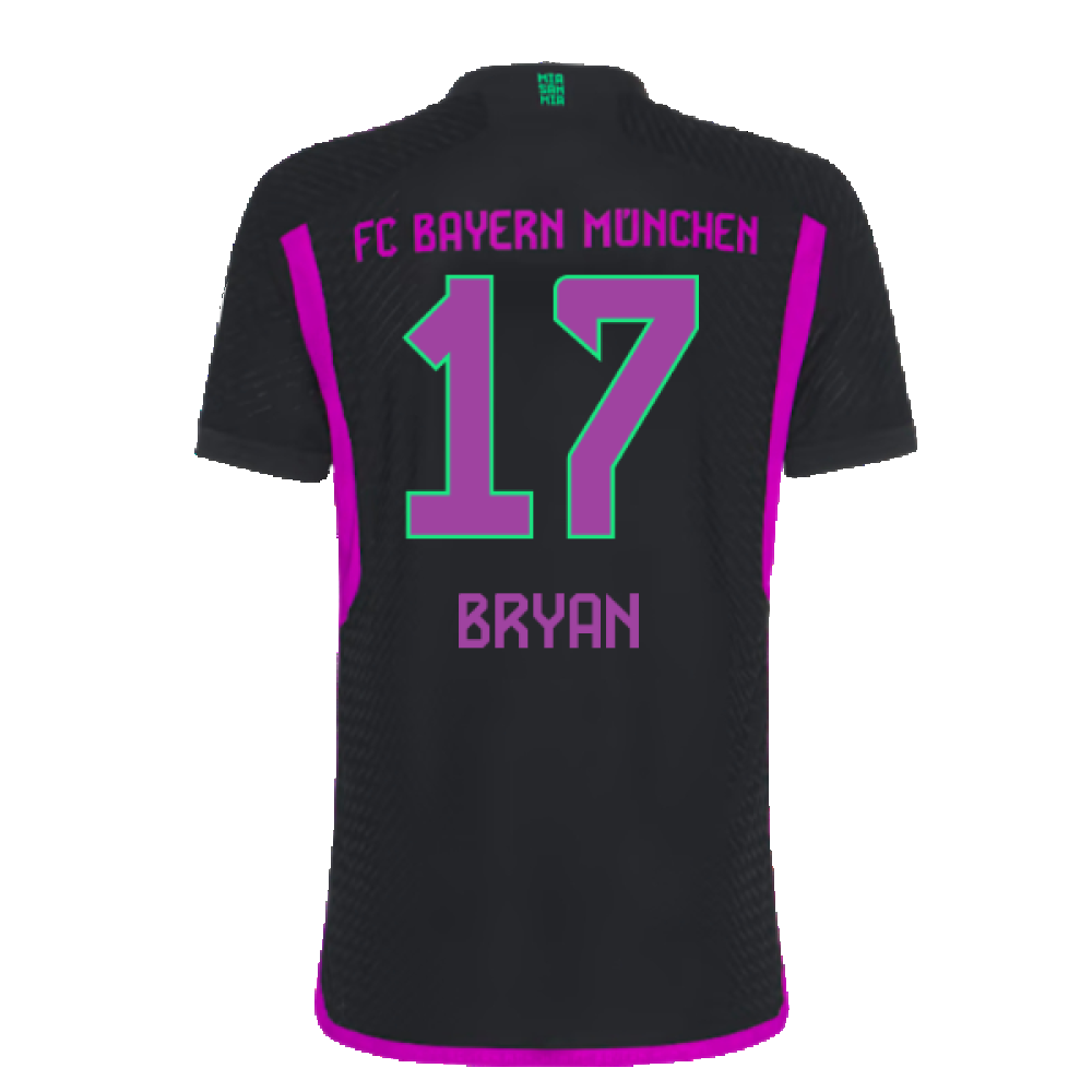 2023-2024 Bayern Munich Authentic Away Shirt (Bryan 17)