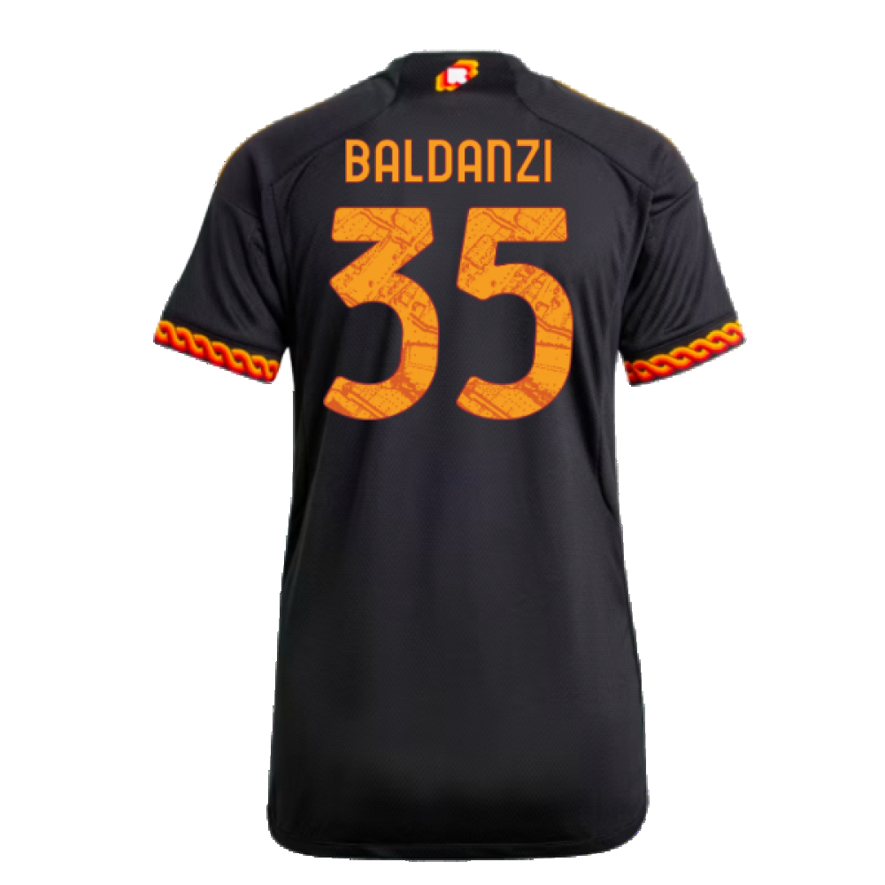 2023-2024 Roma Third Shirt (Womens) (Baldanzi 35)