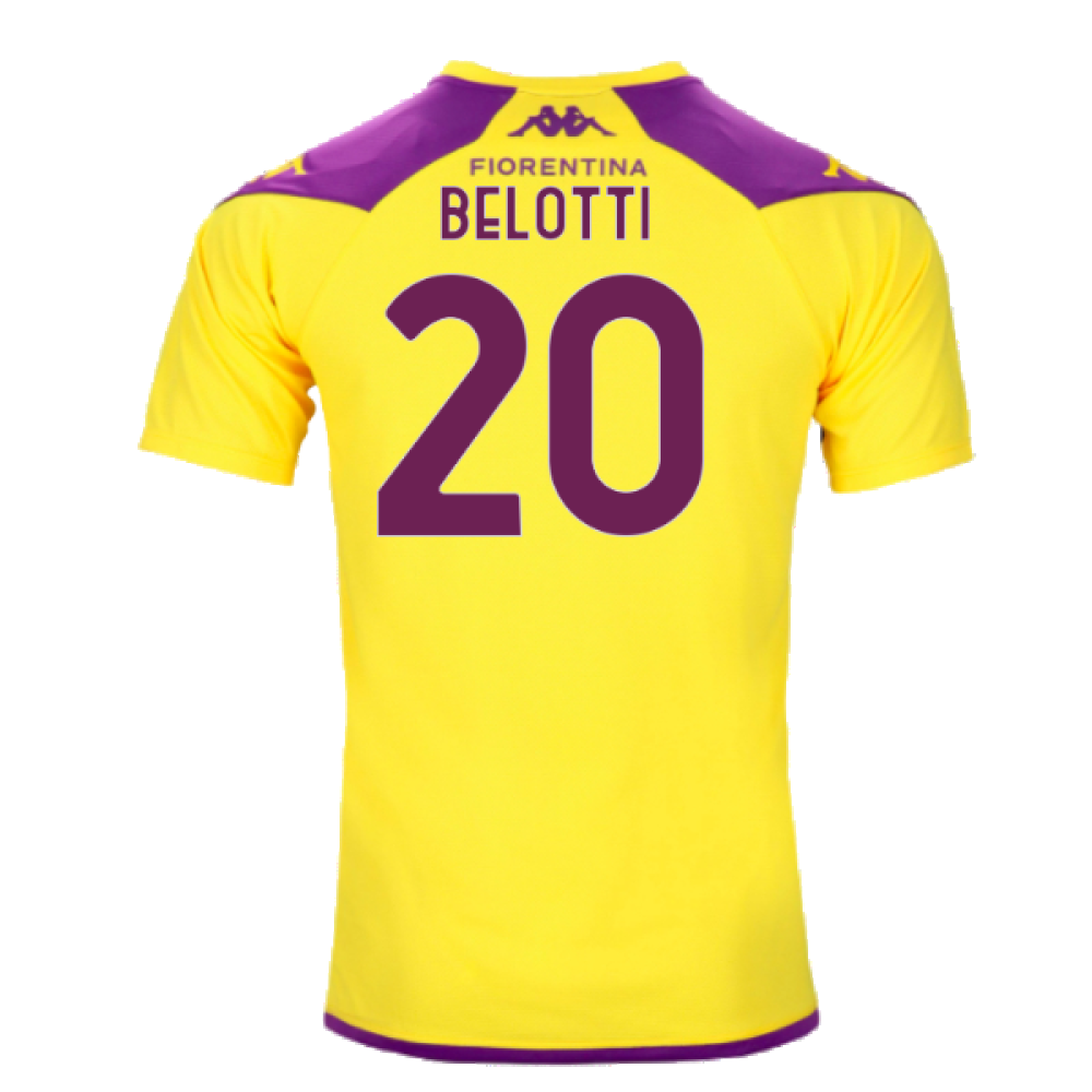 2023-2024 Fiorentina Training Shirt (Yellow) (Belotti 20)