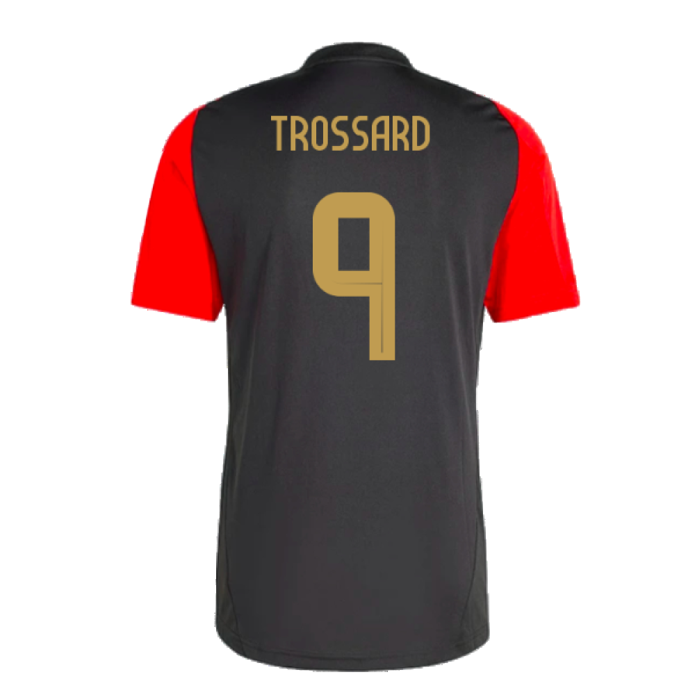 2024-2025 Belgium Training Jersey (Black) (Trossard 9)