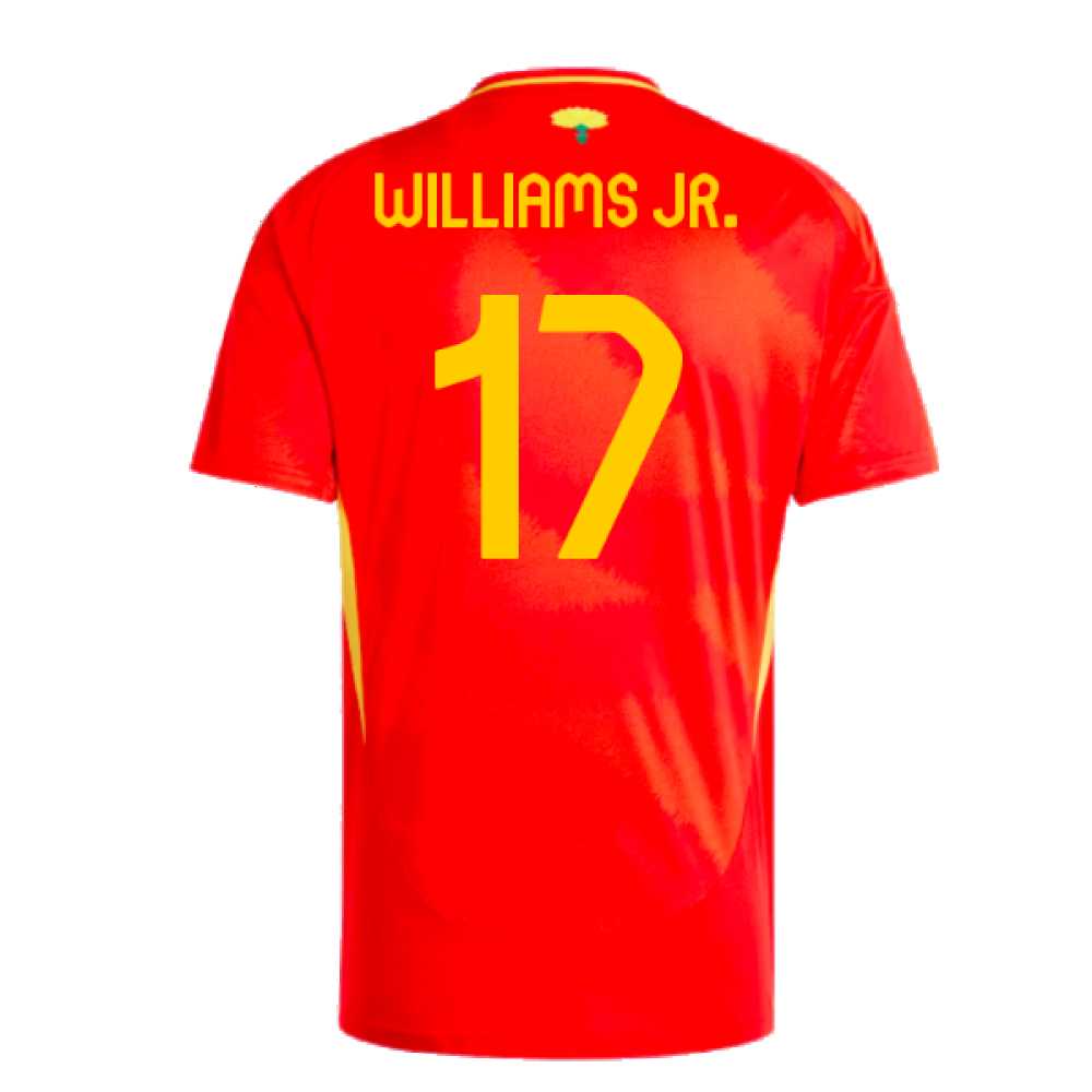 2024-2025 Spain Home Shirt (Williams JR. 17)