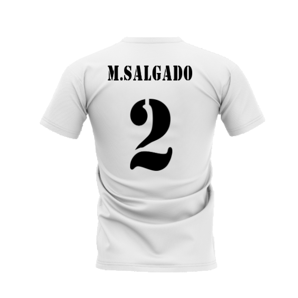 Real Madrid 2002-2003 Retro Shirt T-shirt (White) (M.Salgado 2)