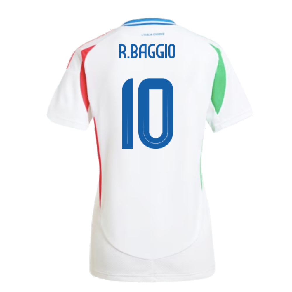 2024-2025 Italy Away Shirt (Ladies) (R.BAGGIO 10)