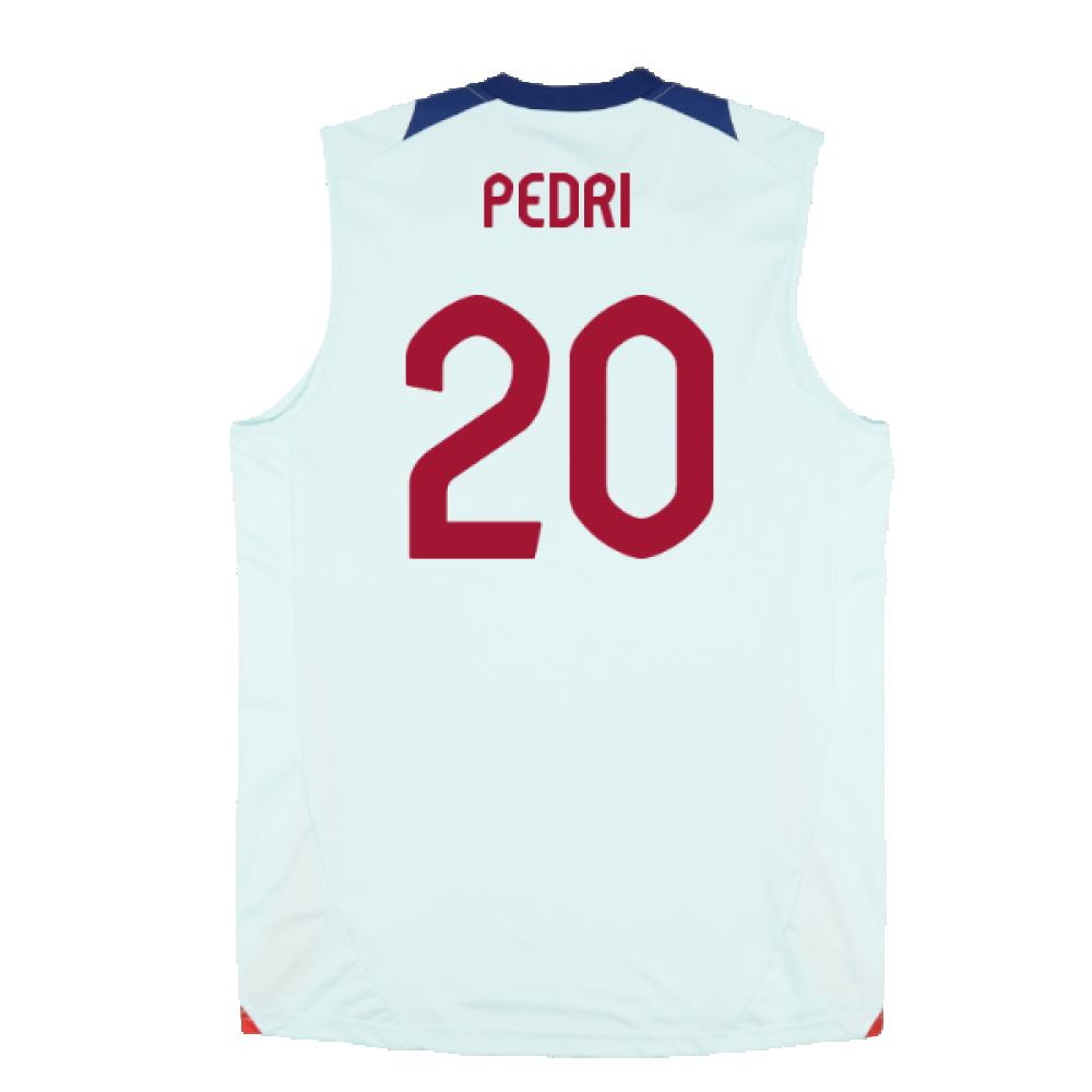 2024-2025 Spain Sleeveless Jersey (Mint) (Pedri 20)