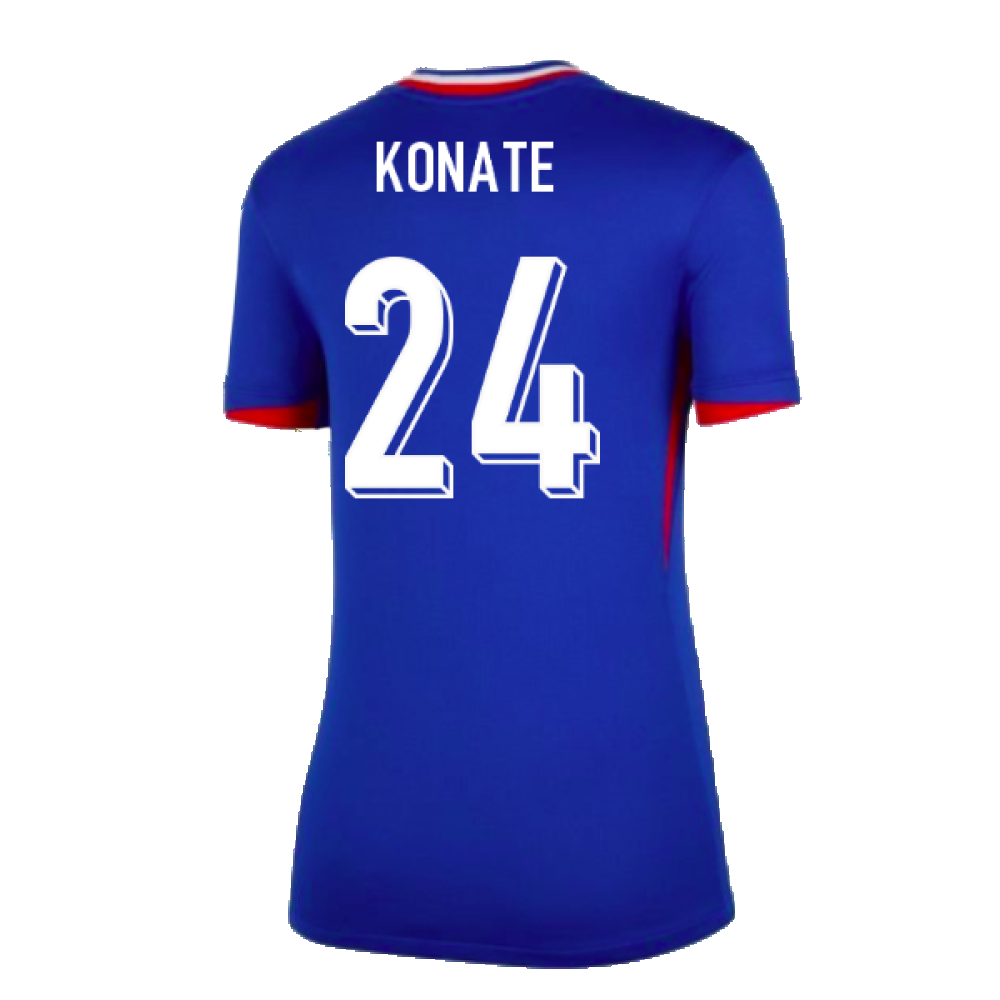 2024-2025 France Home Shirt (Womens) (Konate 24)