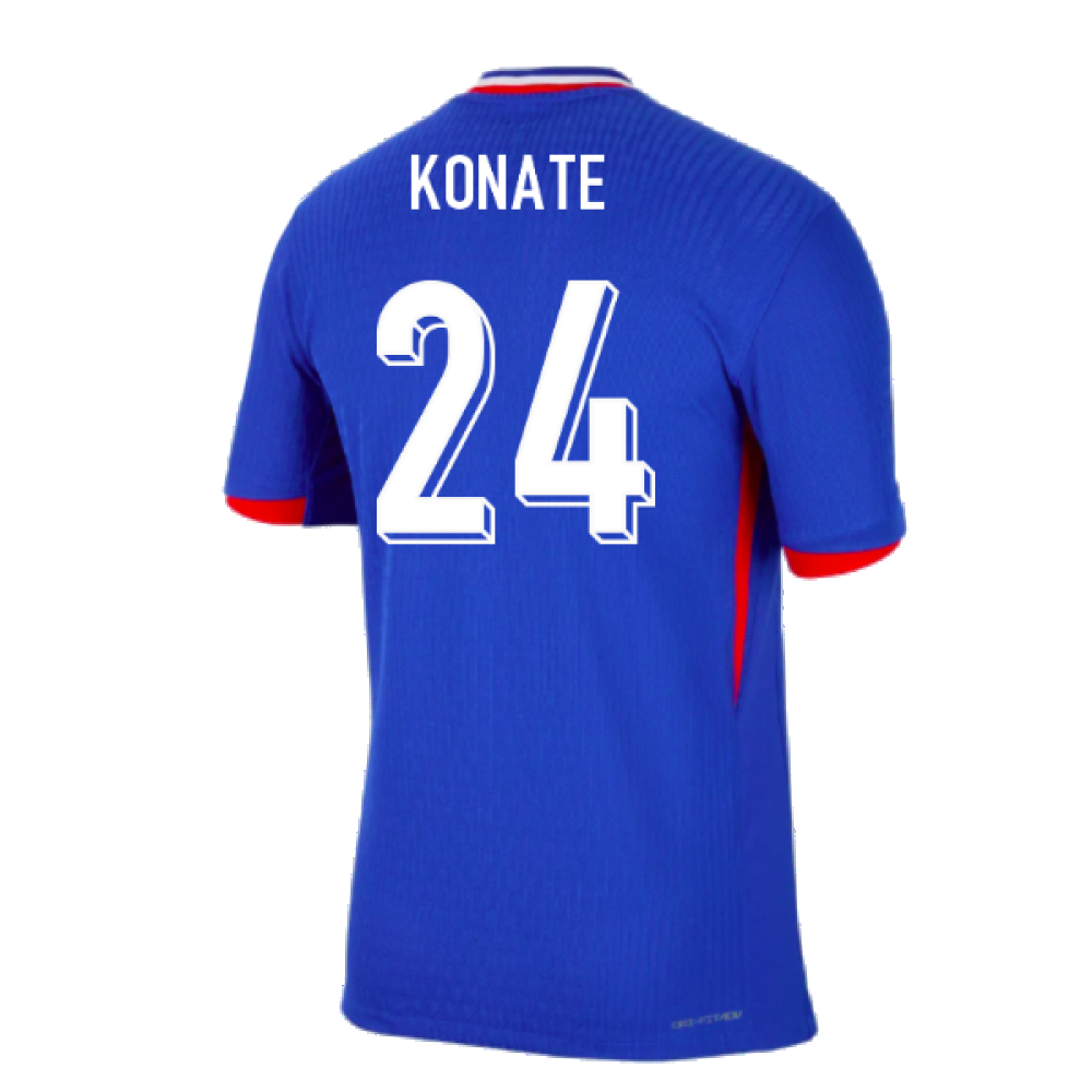 2024-2025 France Dri-FIT ADV Match Home Shirt (Konate 24)