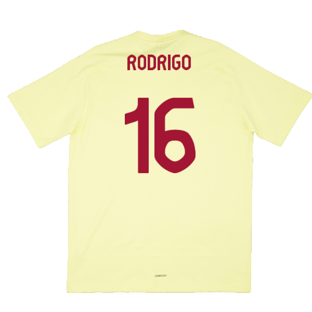 2024-2025 Spain Travel Tee (Yellow) (Rodrigo 16)