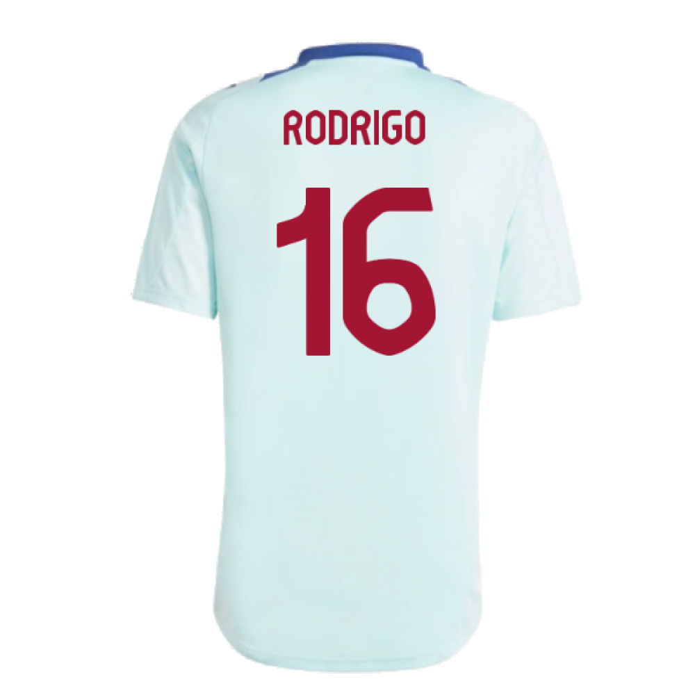 2024-2025 Spain Training Jersey (Halo Mint) (Rodrigo 16)