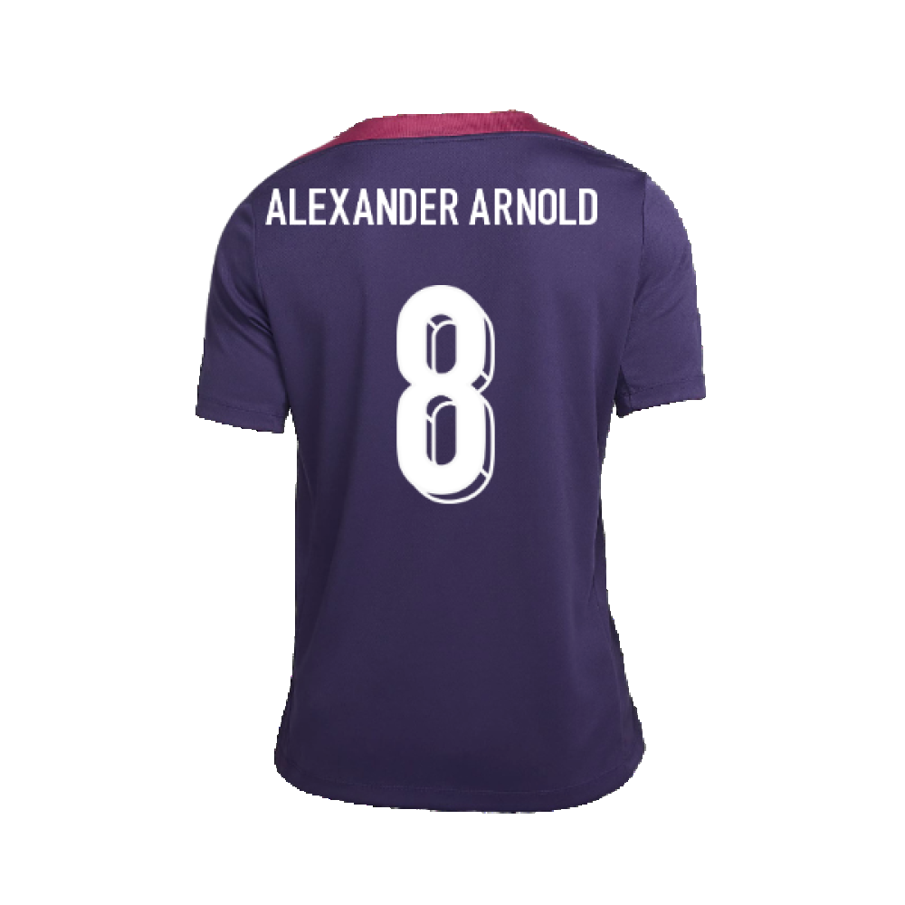 2024-2025 England Strike Training Shirt (Purple Ink) (Alexander Arnold 8)