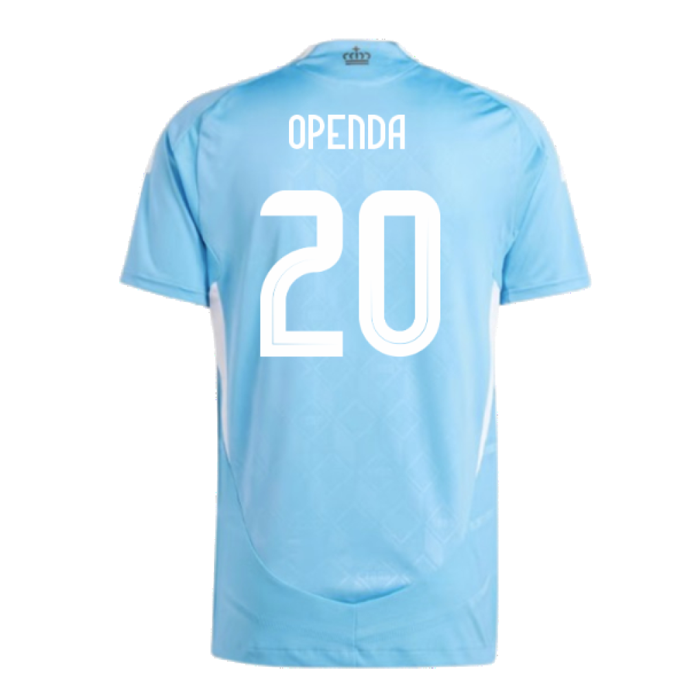 2024-2025 Belgium Authentic Away Shirt (Openda 20)