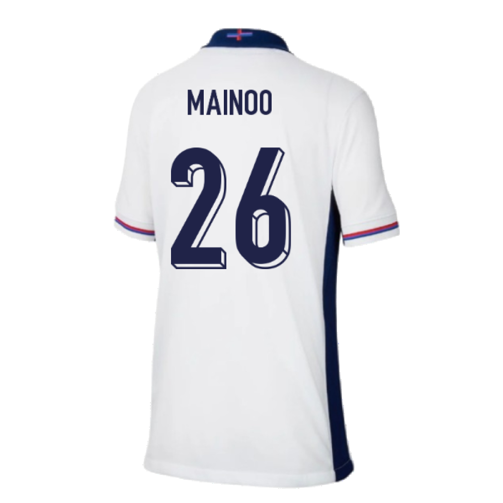 2024-2025 England Home Shirt (Kids) (Mainoo 26)