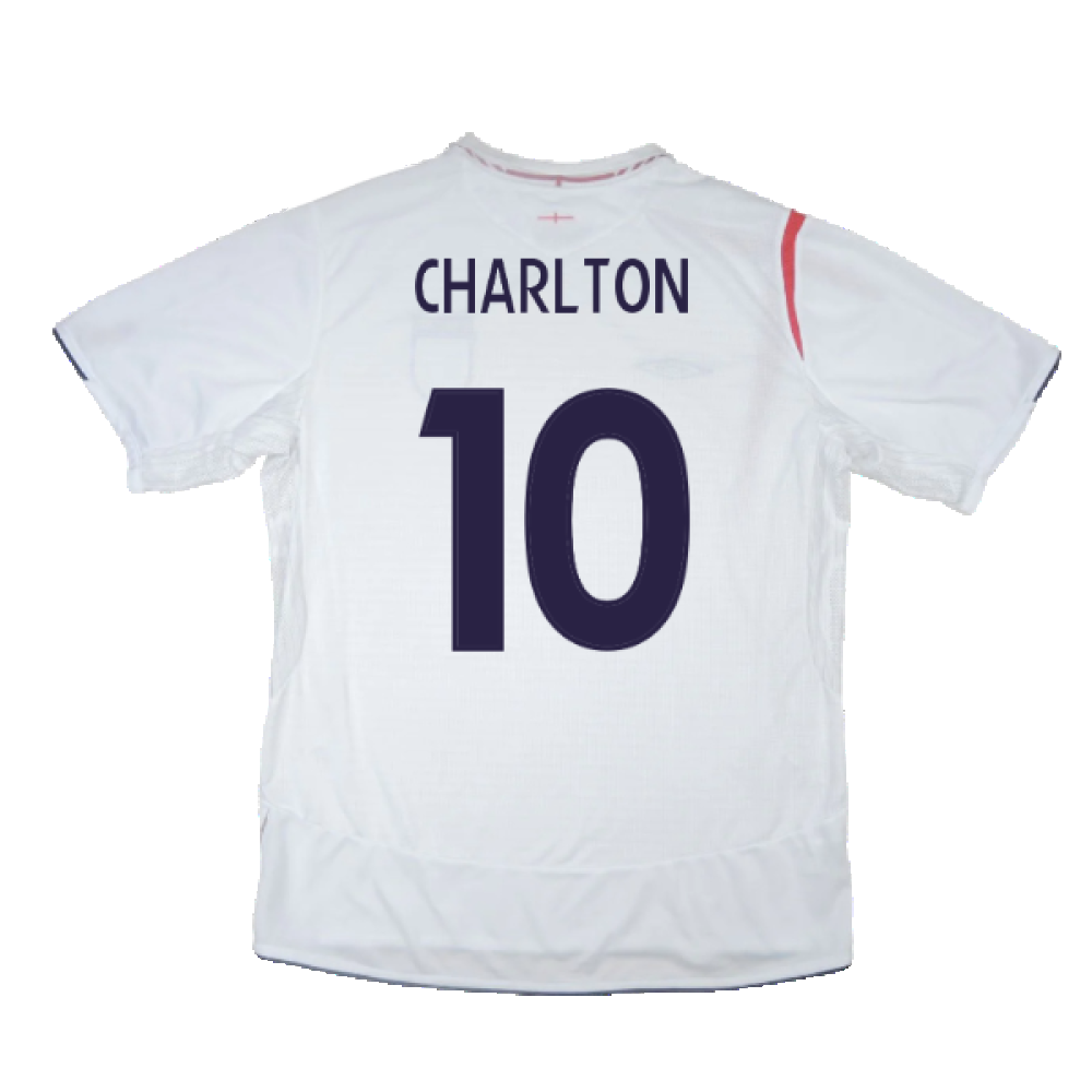 England 2005-07 Home Shirt (XL) (Excellent) (Charlton 10)