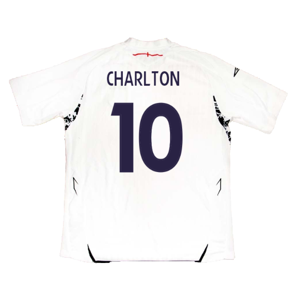 England 2007-09 Home Shirt (2XL) (Excellent) (Charlton 10)