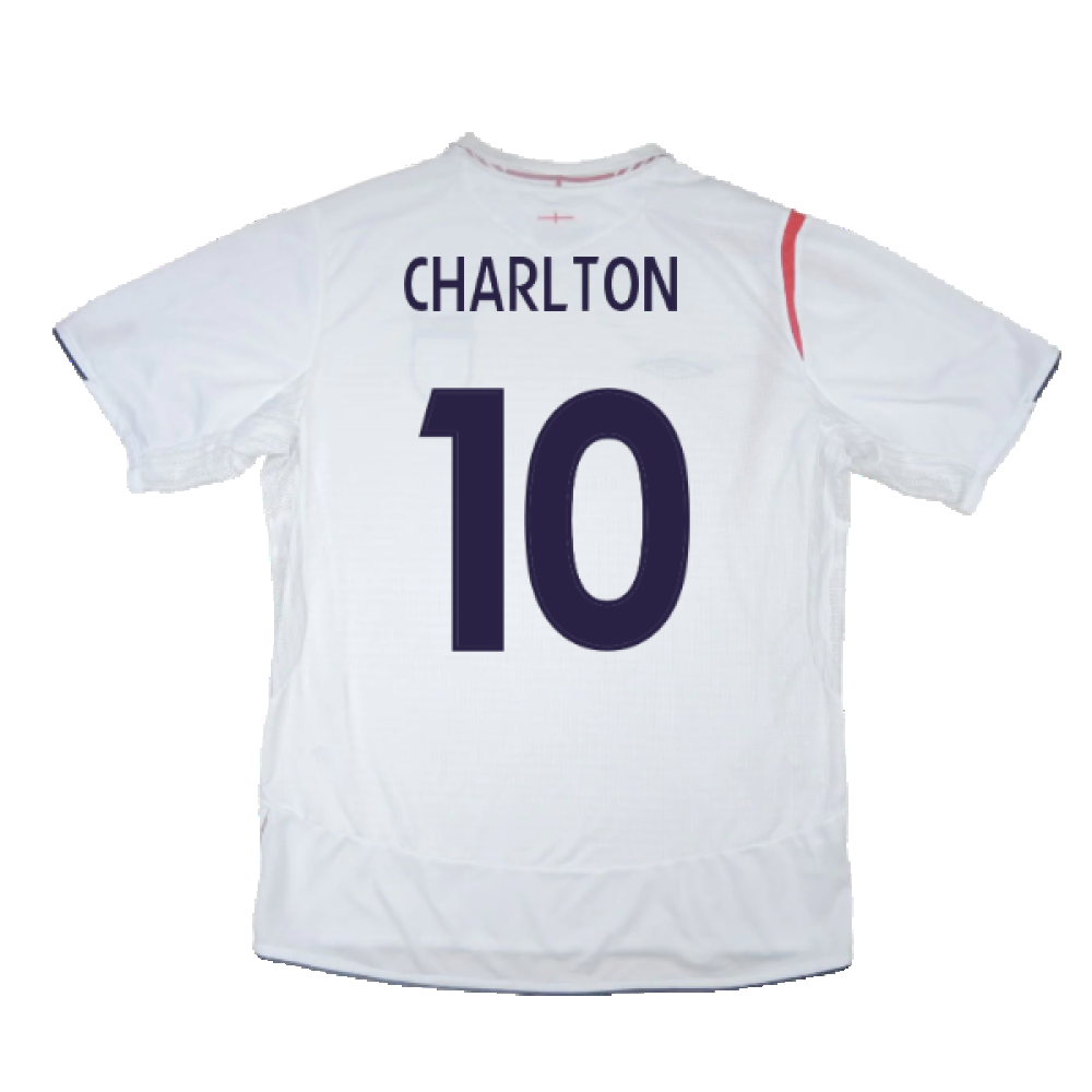 England 2005-07 Home Shirt (XL) (Mint) (Charlton 10)