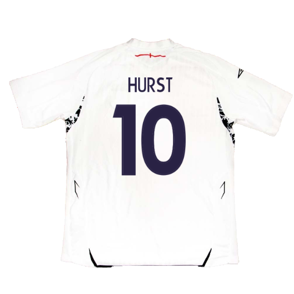 England 2007-2009 Home Shirt (S) (Very Good) (Hurst 10)