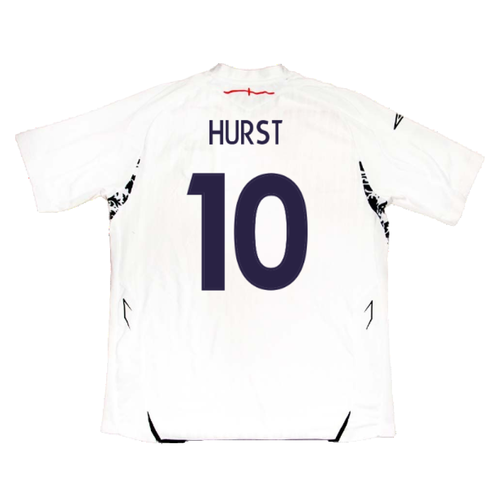 England 2007-2009 Home Shirt (L) (Very Good) (Hurst 10)