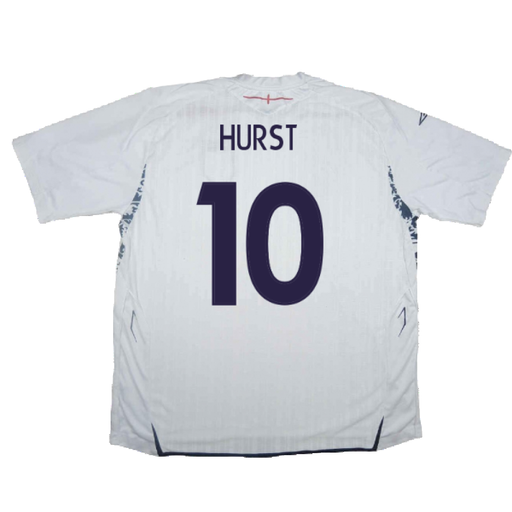 England 2007-09 Home Shirt (S) (Fair) (Hurst 10)