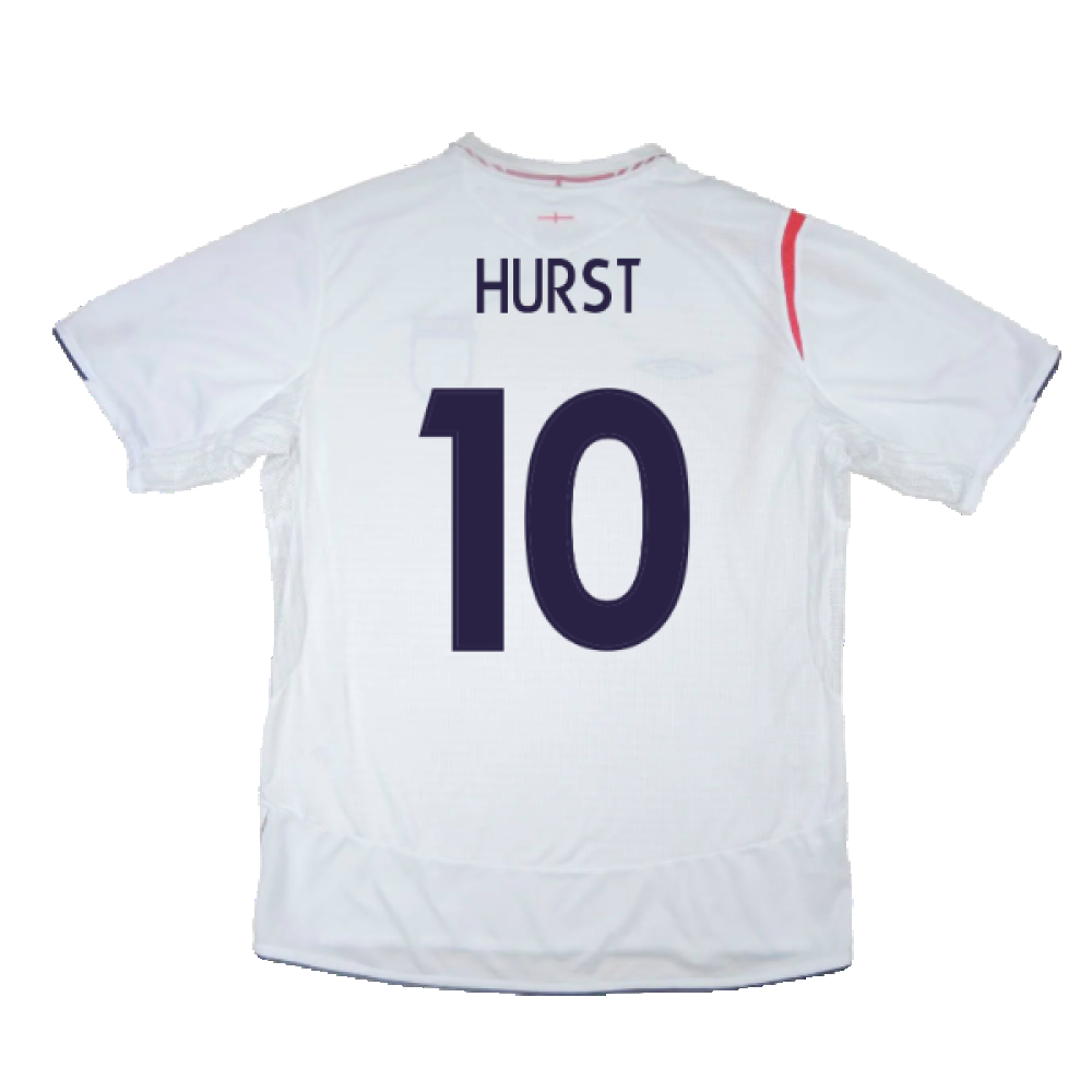 England 2005-07 Home Shirt (L) (Very Good) (Hurst 10)