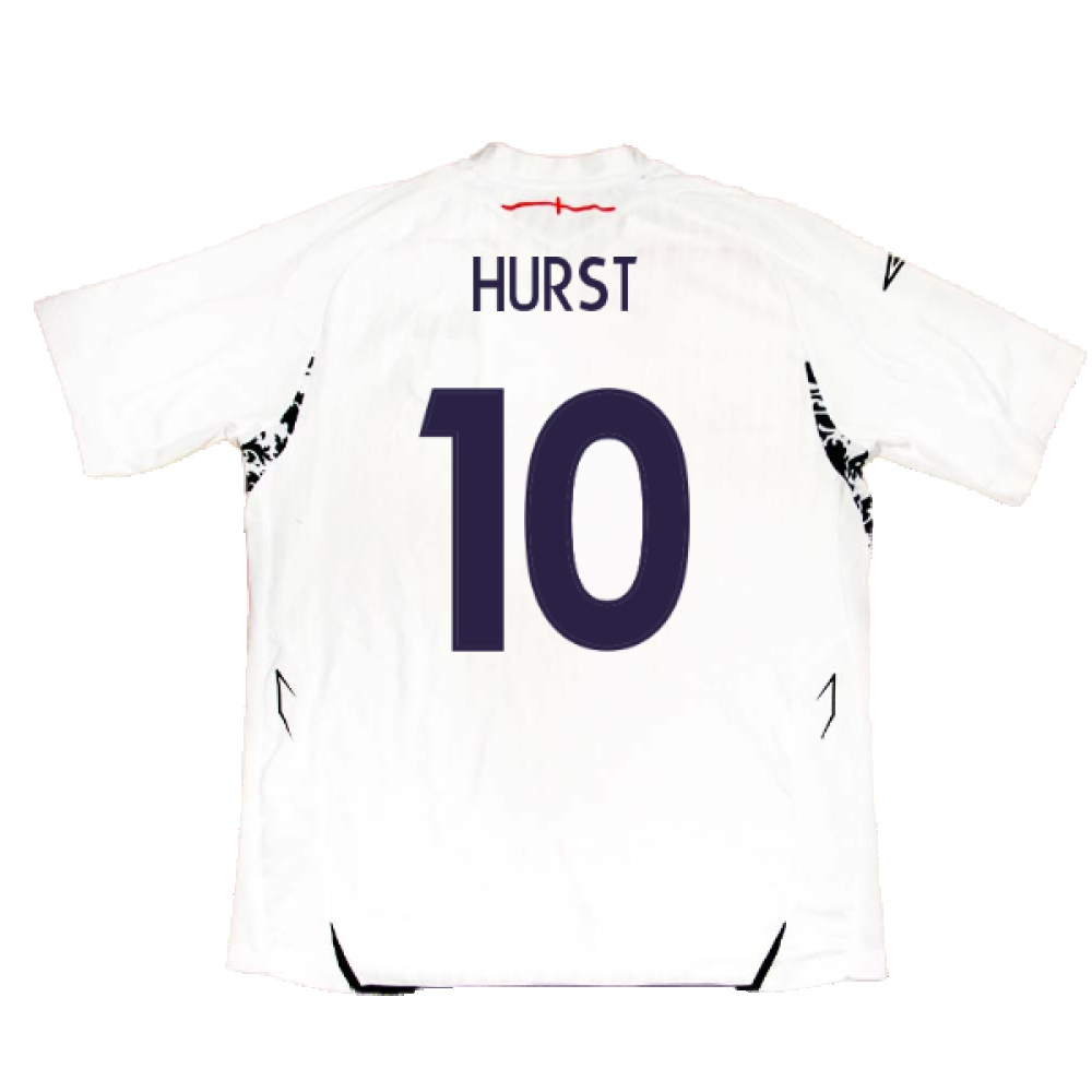 England 2007-09 Home Shirt (M) (Very Good) (Hurst 10)