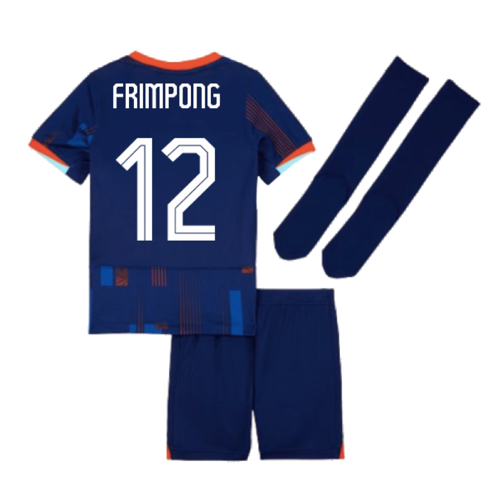 2024-2025 Netherlands Away Mini Kit (Frimpong 12)