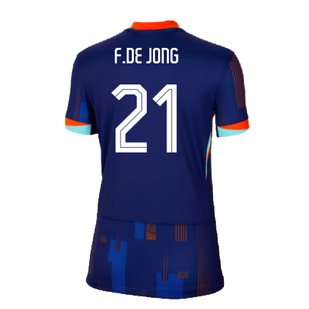 2024-2025 Netherlands Away Shirt (Womens) (F.De Jong 21)