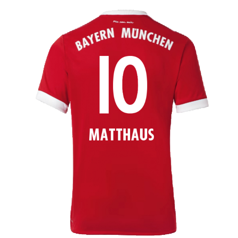 Bayern Munich 2017-18 Home Shirt ((Excellent) L) (Matthaus 10)